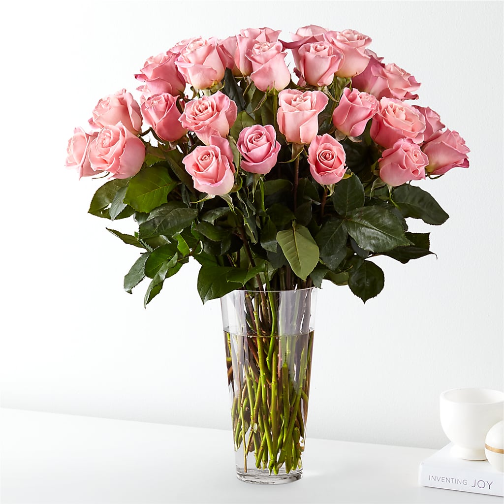 Long Stem Pink Rose Bouquet – PAULA KELLEY'S FLORIST, Paris TN