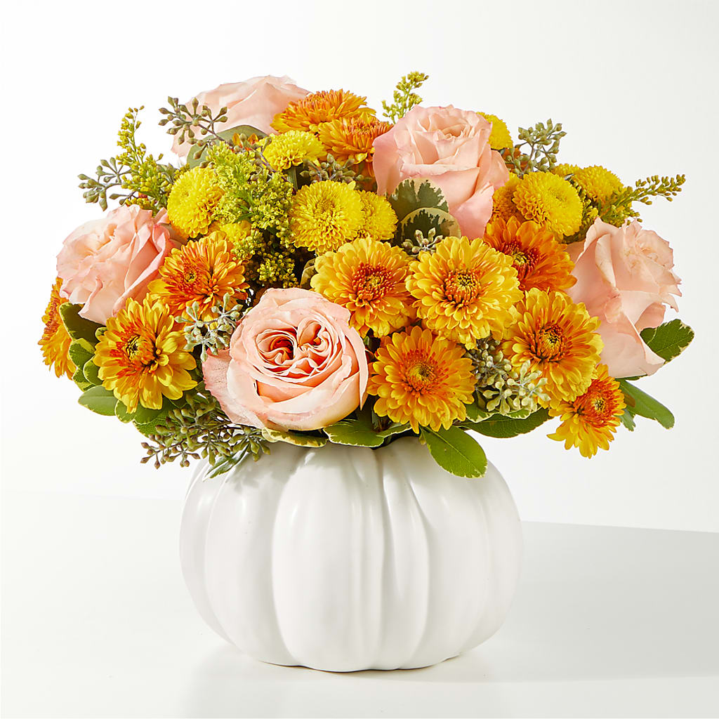Peachy Pumpkin – PAULA KELLEY'S FLORIST, Paris TN