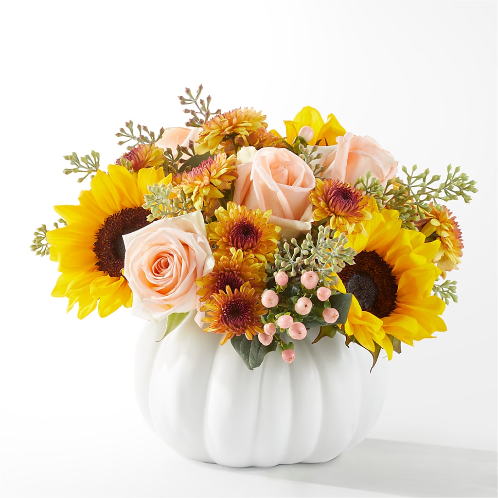 Pumpkin to Talk About Bouquet – PAULA KELLEY'S FLORIST, Paris TN