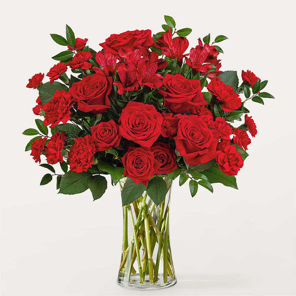 Brilliant Ruby Bouquet – PAULA KELLEY'S FLORIST, Paris TN