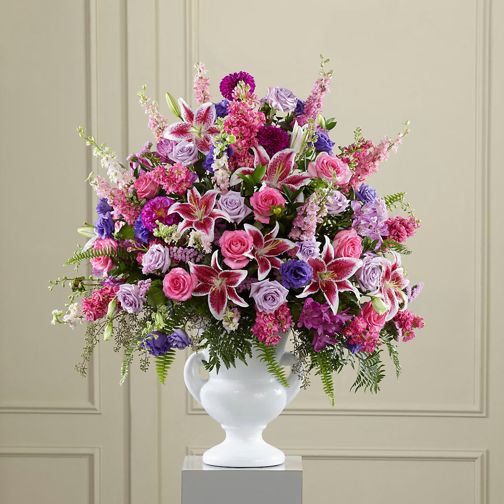 Peaceful Tribute Arrangement – PAULA KELLEY'S FLORIST, Paris TN