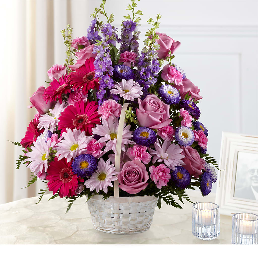 Pastel Peace Basket – PAULA KELLEY'S FLORIST, Paris TN