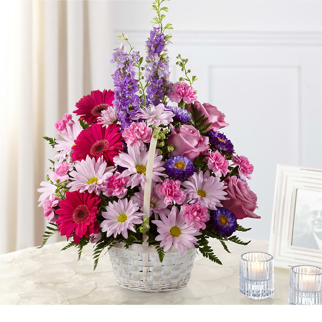 Pastel Peace Basket – PAULA KELLEY'S FLORIST, Paris TN