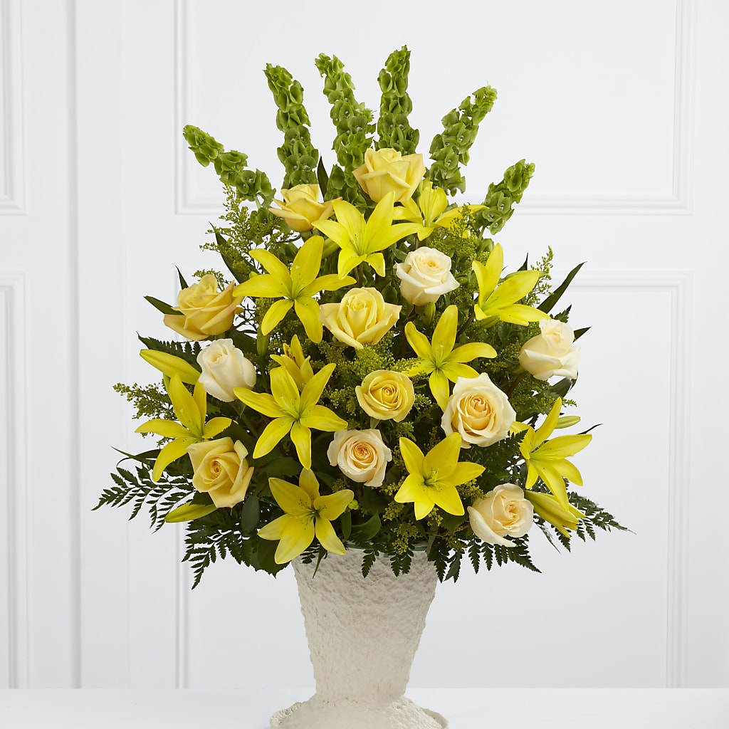 Golden Memories Arrangement – PAULA KELLEY'S FLORIST, Paris TN