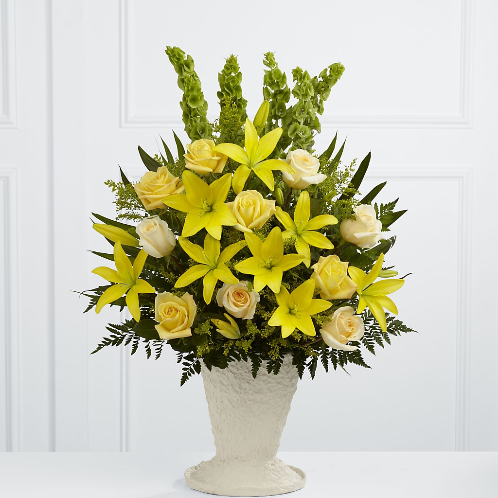 Golden Memories Arrangement – PAULA KELLEY'S FLORIST, Paris TN