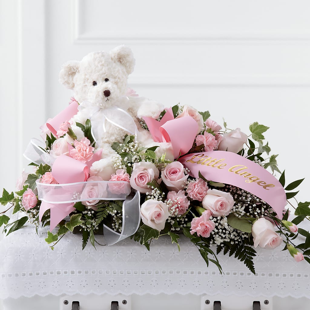 Touch of Sympathy Casket Spray – PAULA KELLEY'S FLORIST, Paris TN