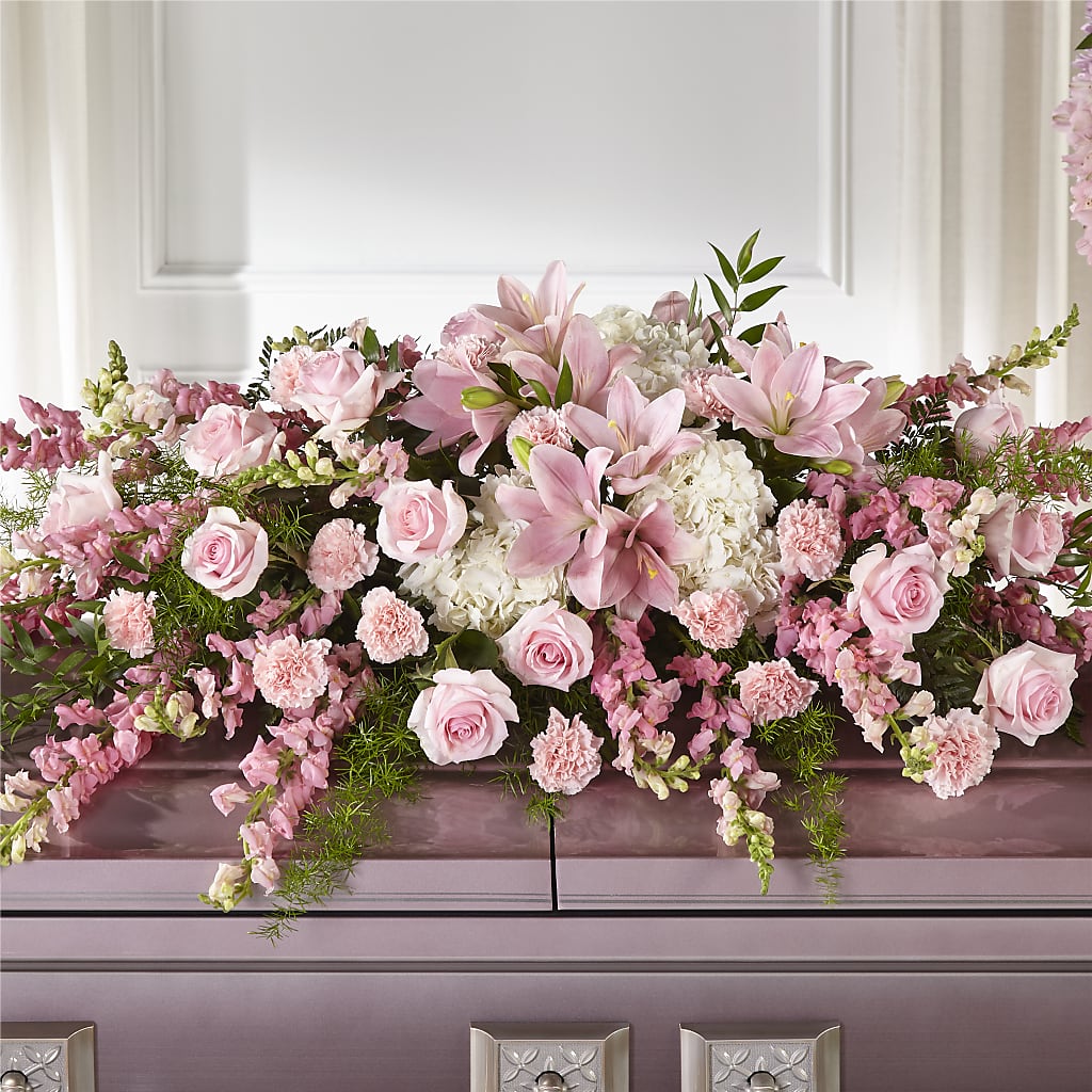 Life & Remembrance Casket Spray – PAULA KELLEY'S FLORIST, Paris TN