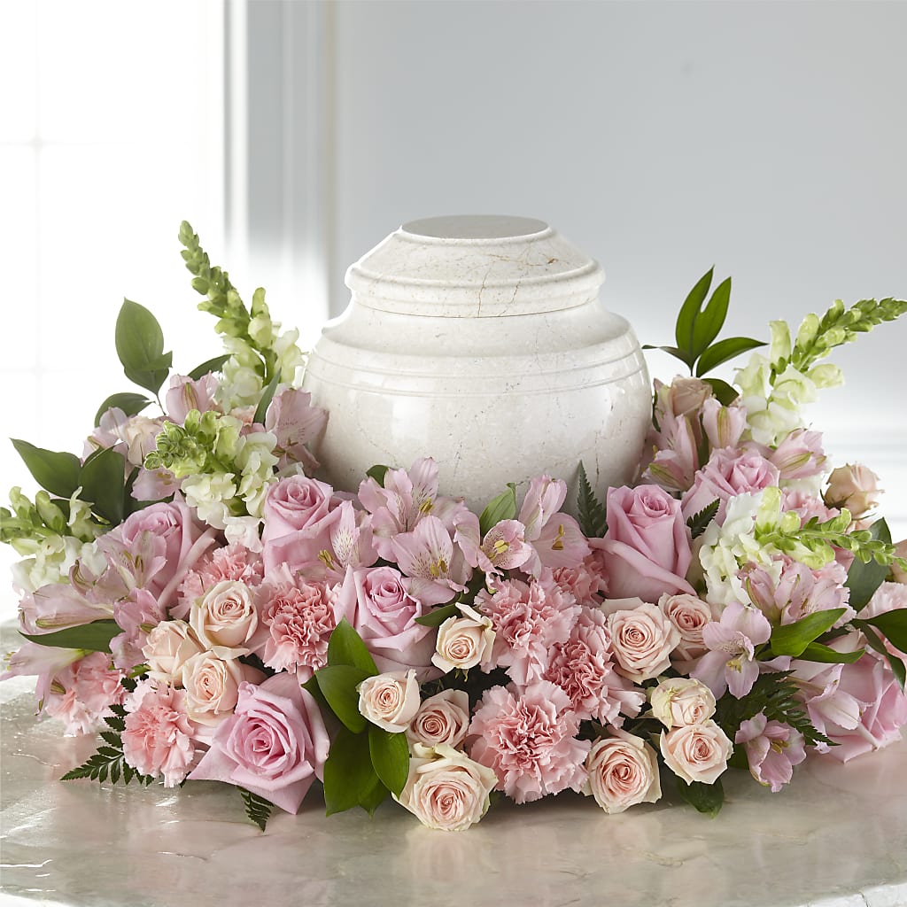 Blooms of Hope Cremation Adornment – PAULA KELLEY'S FLORIST, Paris TN