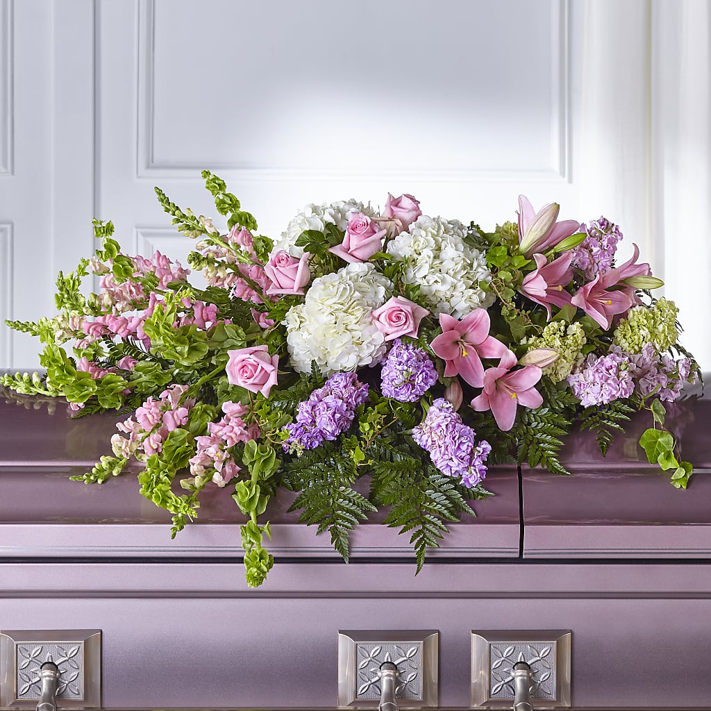 Life's Gratitude Casket Spray – PAULA KELLEY'S FLORIST, Paris TN
