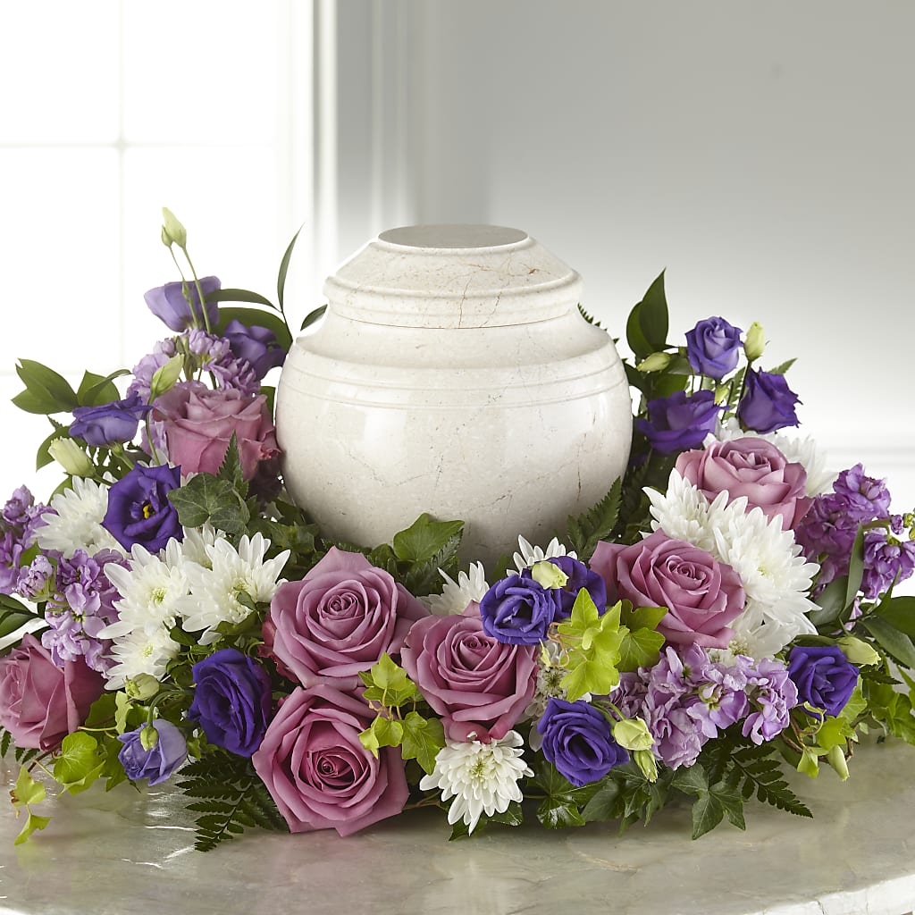 Blooming Sympathy Cremation Adornment – PAULA KELLEY'S FLORIST, Paris TN