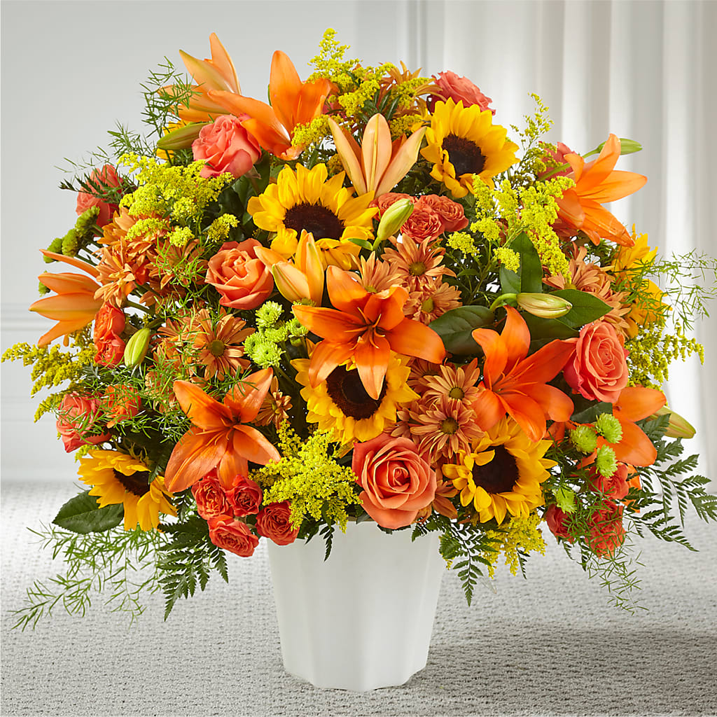 Harvest Thoughts Floor Basket – PAULA KELLEY'S FLORIST, Paris TN