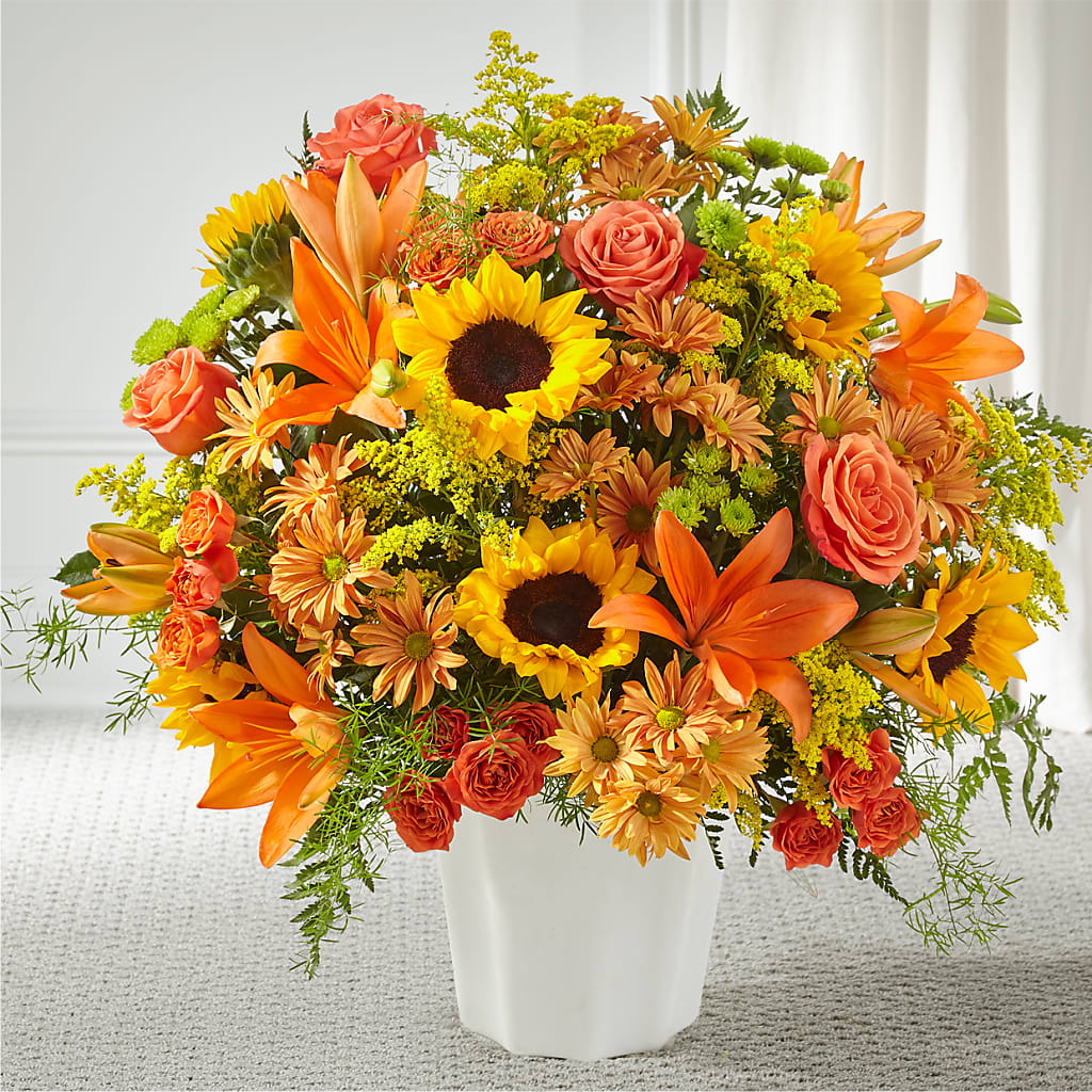 Harvest Thoughts Floor Basket – PAULA KELLEY'S FLORIST, Paris TN