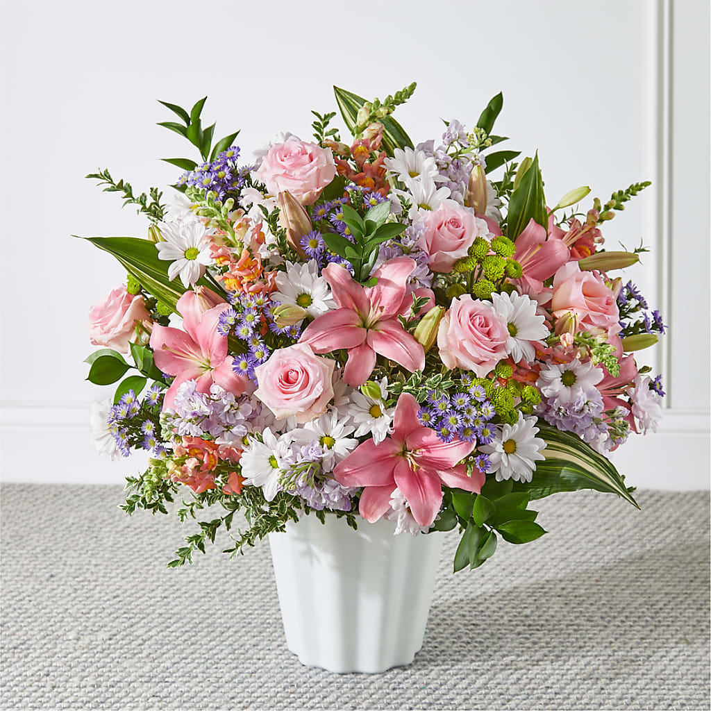 Abundant Compassion Floor Basket – PAULA KELLEY'S FLORIST, Paris TN