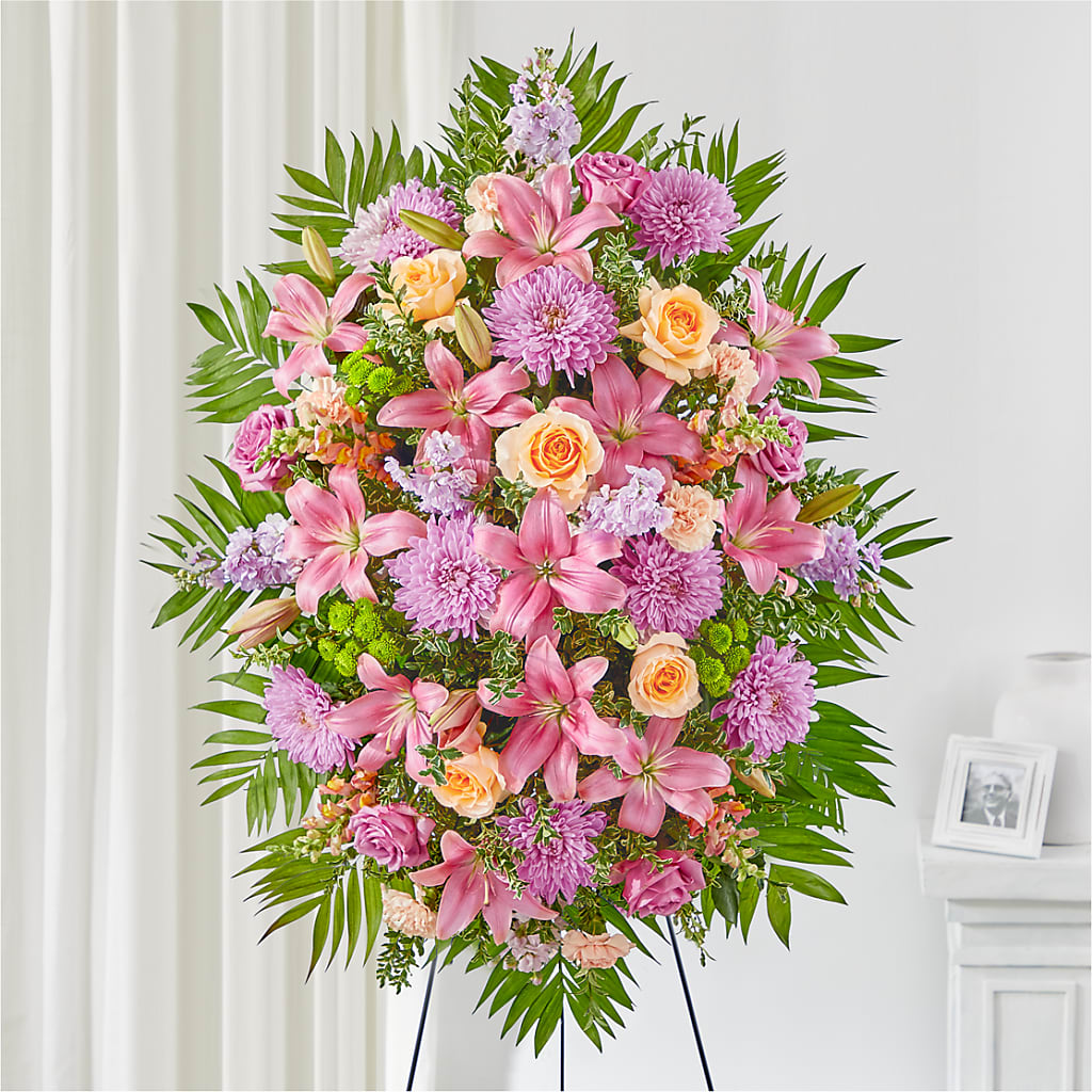 Love & Light Standing Spray – PAULA KELLEY'S FLORIST, Paris TN