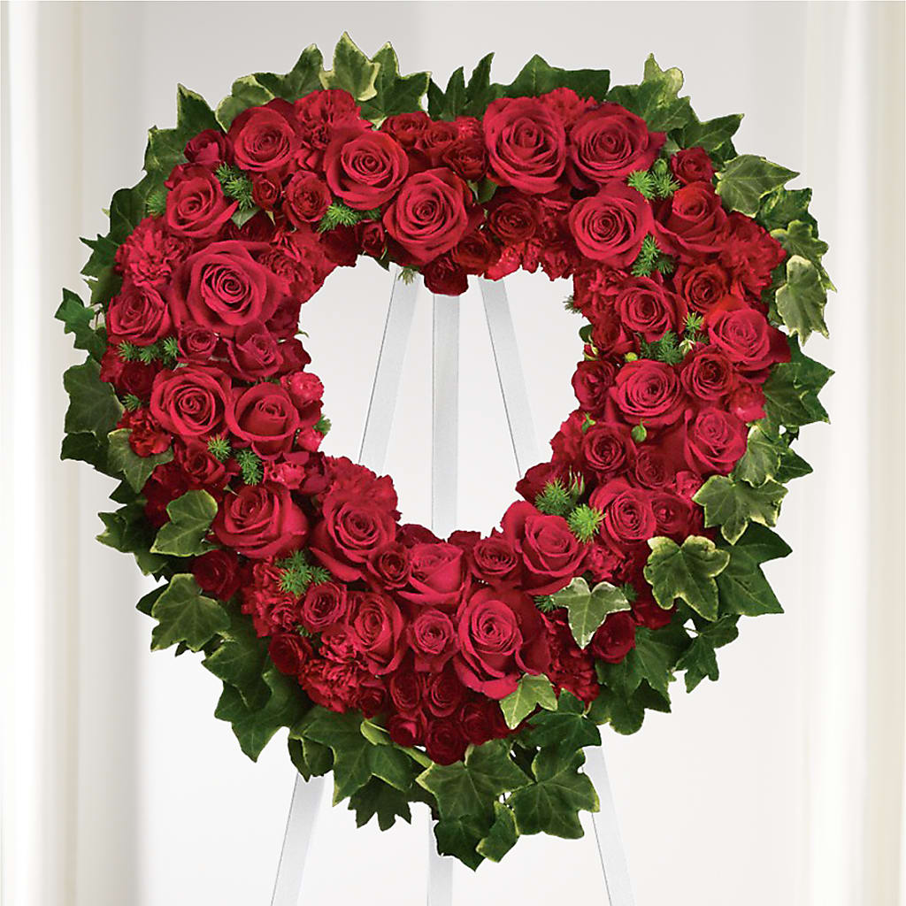 Wholehearted Standing Spray – PAULA KELLEY'S FLORIST, Paris TN