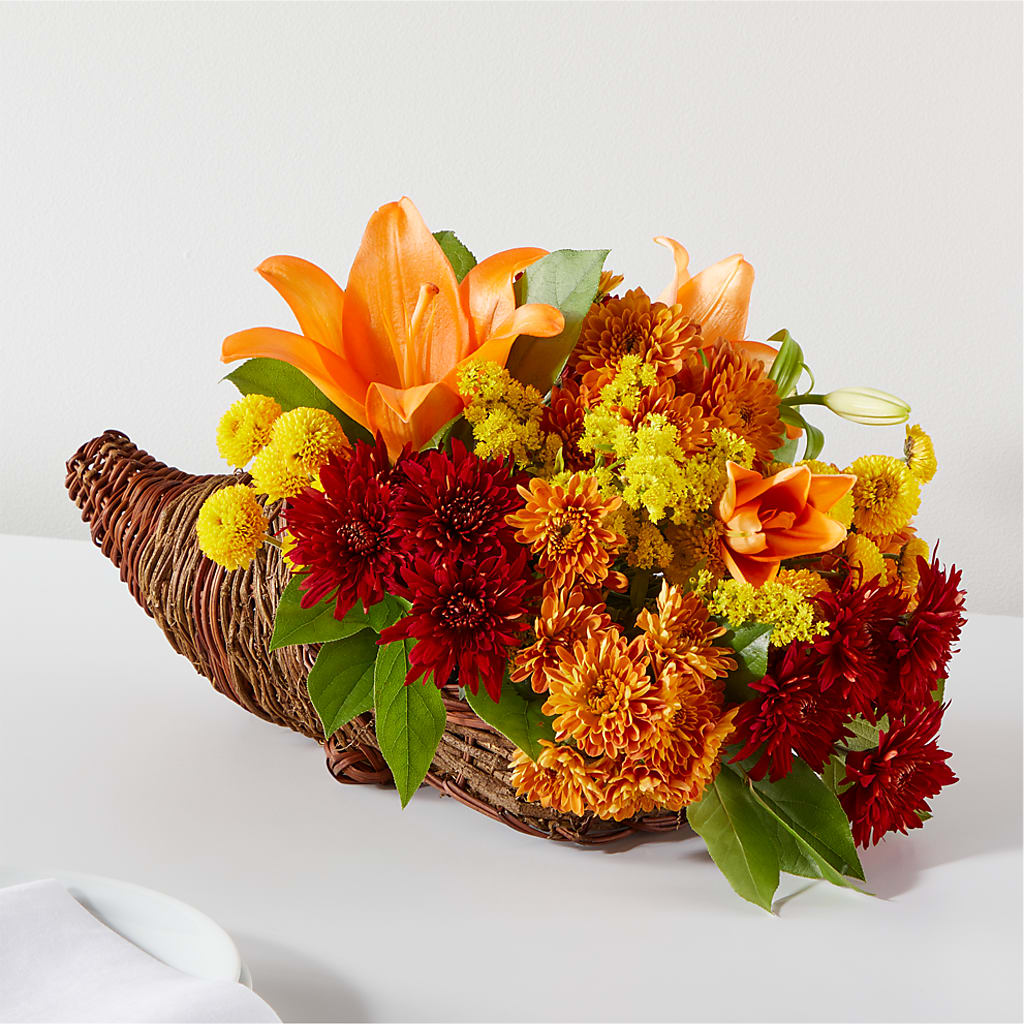 Bouquet of Blessings Cornucopia – PAULA KELLEY'S FLORIST, Paris TN