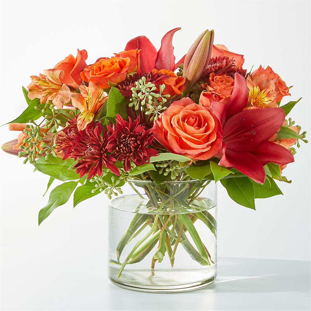 Crimson Leaves Bouquet – PAULA KELLEY'S FLORIST, Paris TN