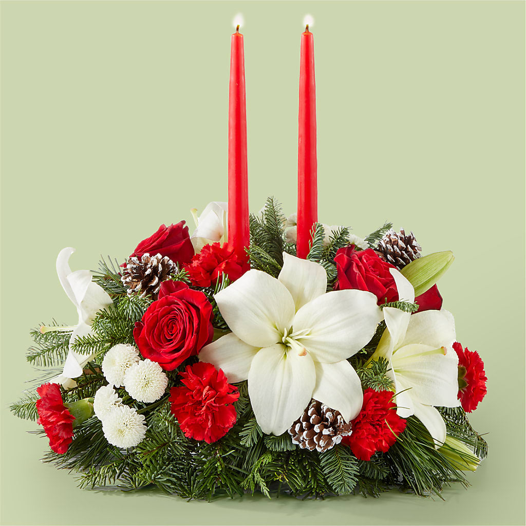 Seasonal Festivities Centerpiece – PAULA KELLEY'S FLORIST, Paris TN
