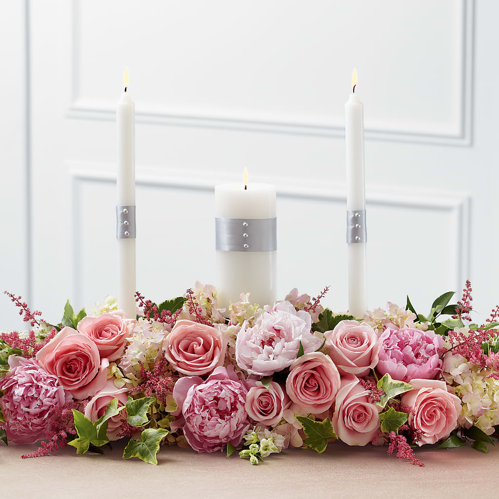 Worldwide Romance Unity Candle Arrangement – PAULA KELLEY'S FLORIST, Paris TN