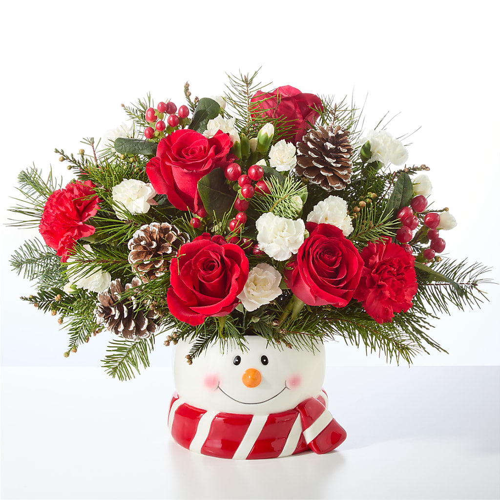 Jolly Snowman Bouquet – PAULA KELLEY'S FLORIST, Paris TN