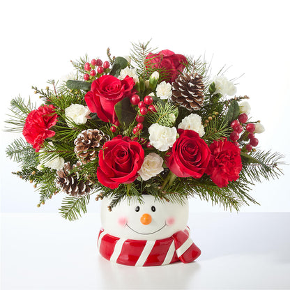 Jolly Snowman Bouquet – PAULA KELLEY'S FLORIST, Paris TN