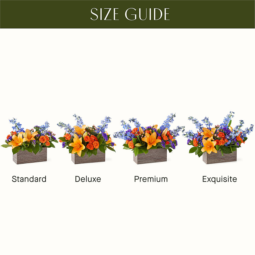 Radiant Citrus Box Bouquet – PAULA KELLEY'S FLORIST, Paris TN