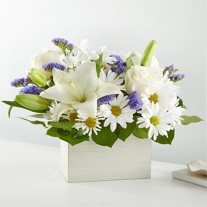 Beyond Blue Box Bouquet – PAULA KELLEY'S FLORIST, Paris TN