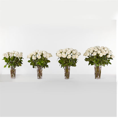 Long Stem White Rose Bouquet – PAULA KELLEY'S FLORIST, Paris TN