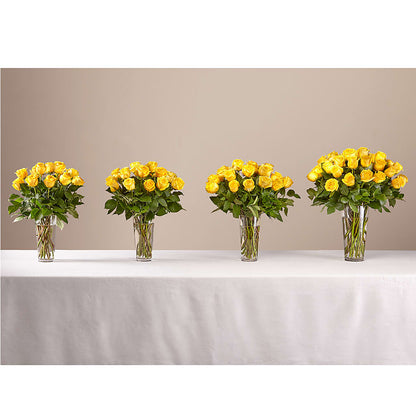 Long Stem Yellow Rose Bouquet – PAULA KELLEY'S FLORIST, Paris TN