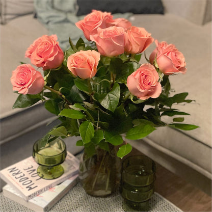 Long Stem Pink Rose Bouquet – PAULA KELLEY'S FLORIST, Paris TN