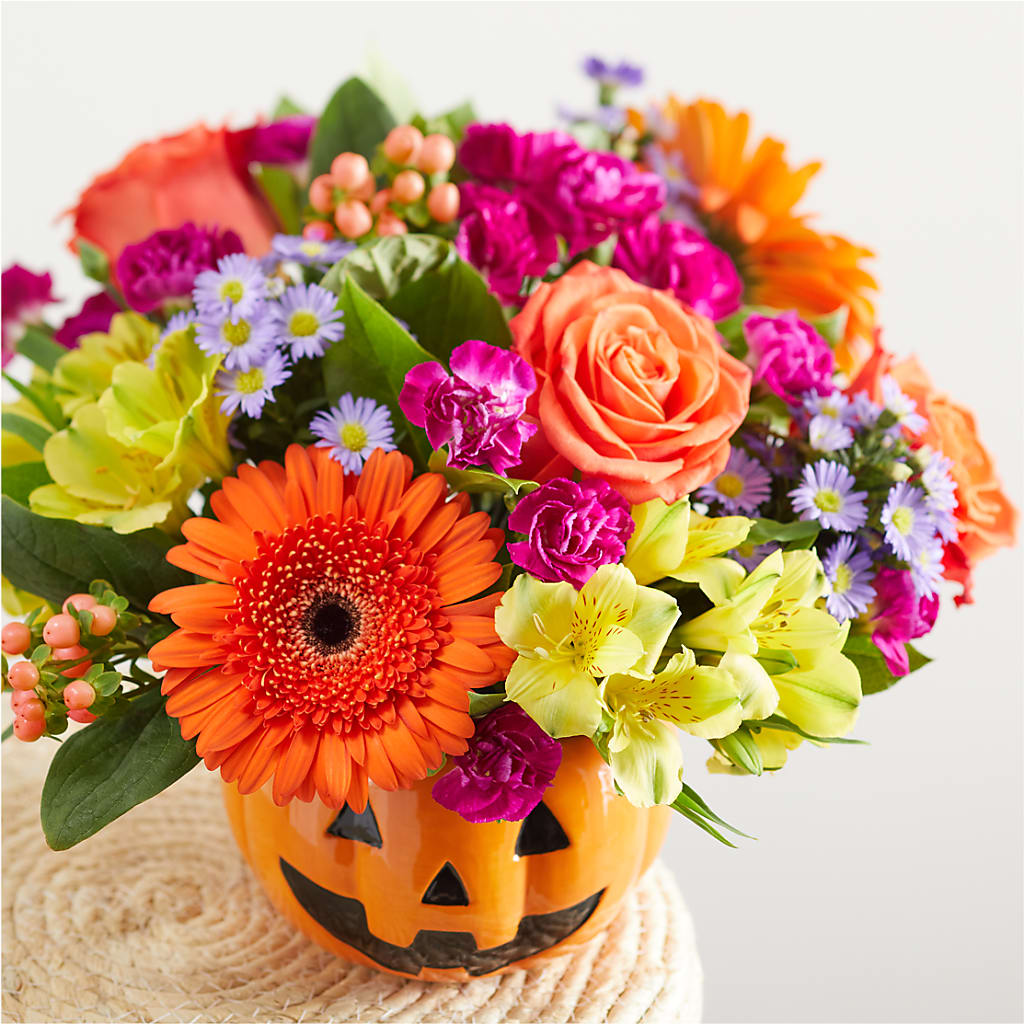 Tricks & Treats Pumpkin – PAULA KELLEY'S FLORIST, Paris TN