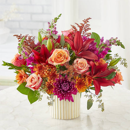 Burgundy Landscape Bouquet – PAULA KELLEY'S FLORIST, Paris TN