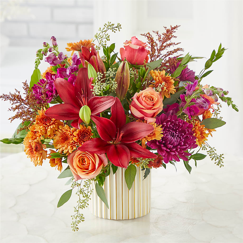 Burgundy Landscape Bouquet – PAULA KELLEY'S FLORIST, Paris TN