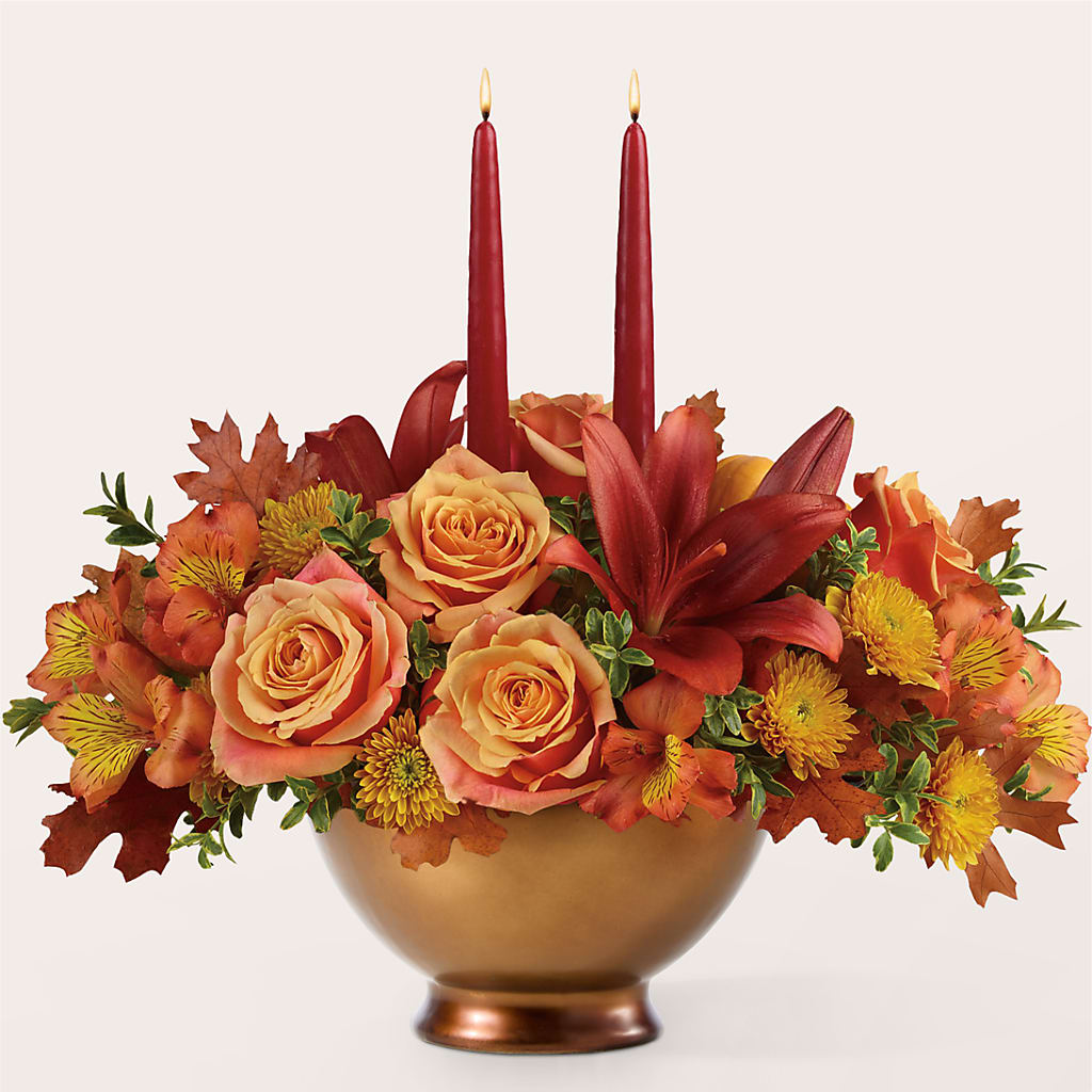 Harvest Table Centerpiece – PAULA KELLEY'S FLORIST, Paris TN