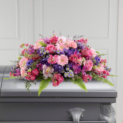 Glorious Garden Casket Spray – PAULA KELLEY'S FLORIST, Paris TN