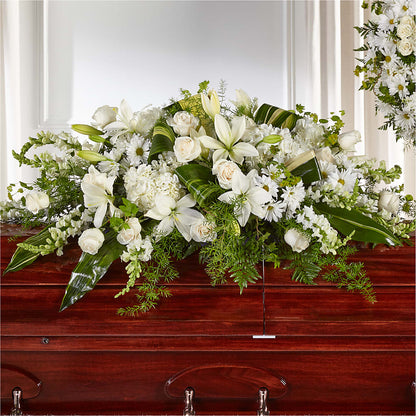 Abundance Casket Spray – PAULA KELLEY'S FLORIST, Paris TN