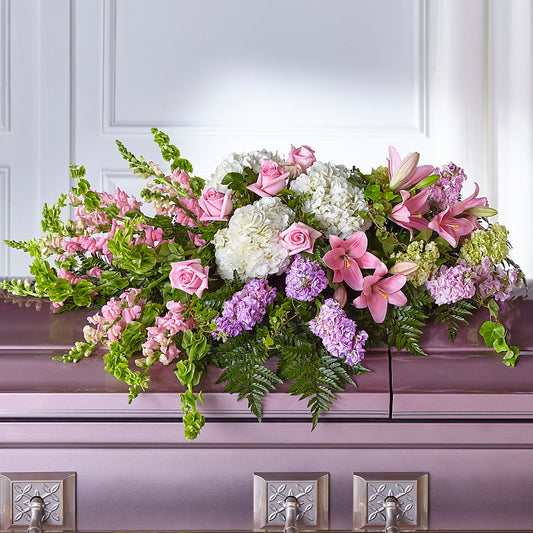 Life's Gratitude Casket Spray – PAULA KELLEY'S FLORIST, Paris TN