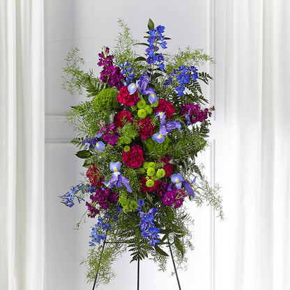 Heavenly Skies Standing Spray – PAULA KELLEY'S FLORIST, Paris TN