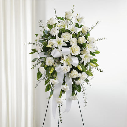 With Care Standing Spray – PAULA KELLEY'S FLORIST, Paris TN