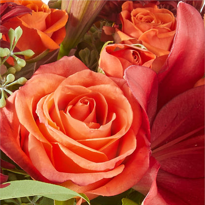 Crimson Leaves Bouquet – PAULA KELLEY'S FLORIST, Paris TN